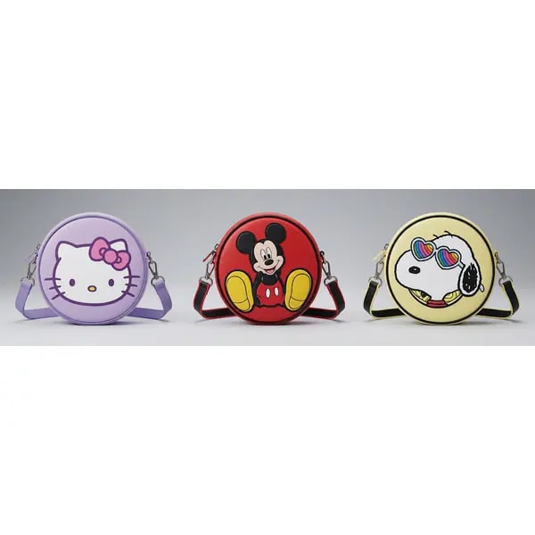 Bolsa crossbody acolchada, varias licencias