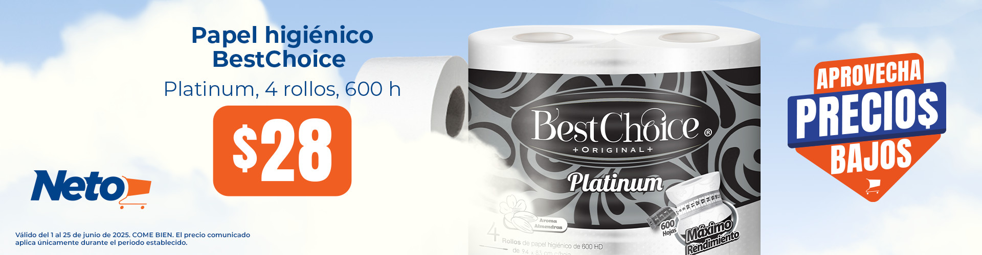 Papel higiénico BestChoice
